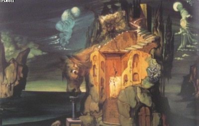 Salvador Dali Tristan insane oil painting reproduction