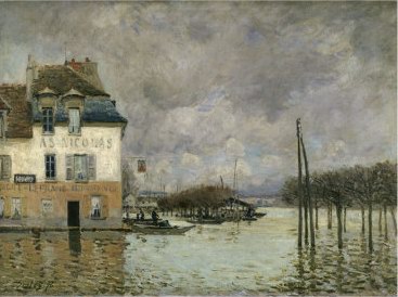 Sisley Alfred Flood of Port-Marly oil painting reproduction