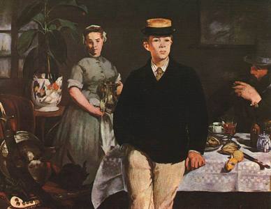 The Luncheon in the Studio Edourd Manet