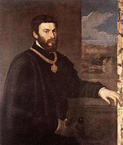 Titian Portrait of Count Antonio Porcia