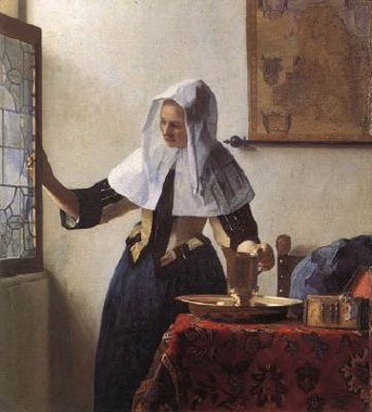 Vermeer Woman with a Water Jug.