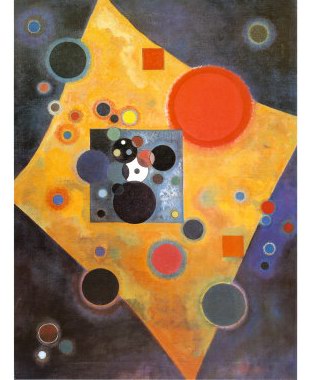 Wassily Kandinsky Akzent in Rosa oil painting