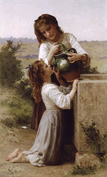 William Bouguereau A la Fontaine