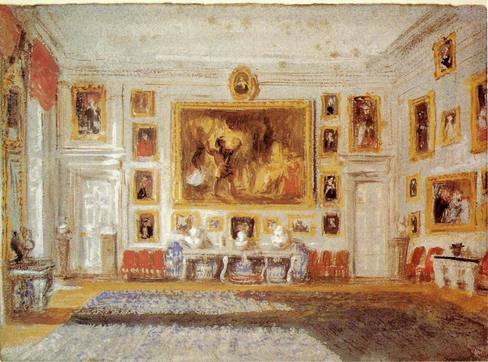 William Turner Petworth the Drawing room oil painting