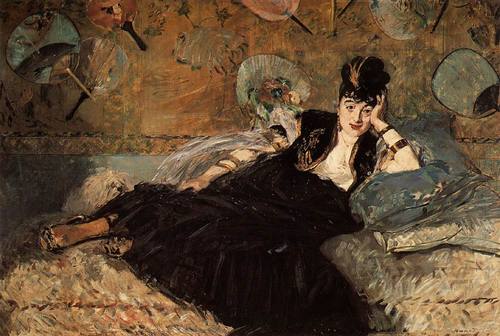 Woman with Fans Edourd Manet oil painting