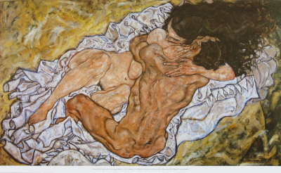 Egon Schiele Embrace oil painting reproduction