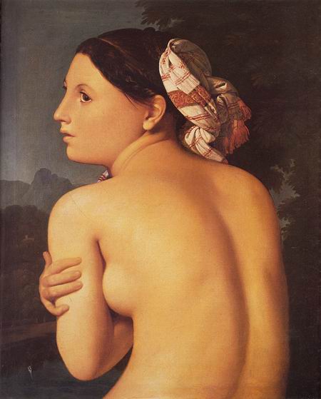 Ingres Half-figure of a Bather