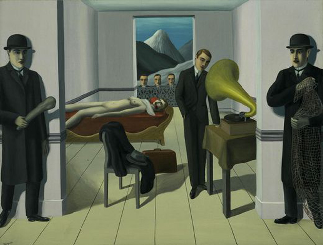 Magritte Rene The Menaced Assassin