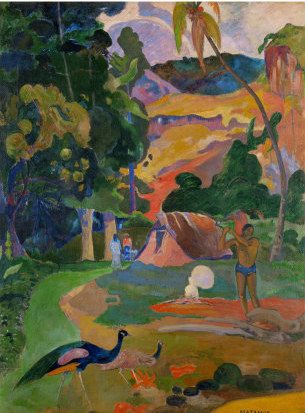 Paul Gauguin Peacocks in the Country