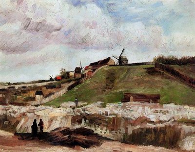 Vincent Van Gogh Montmartre the Quarry and Windmills