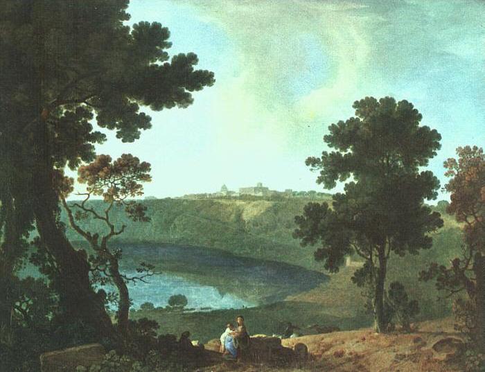 Lake Albano and Castel Gandolfo