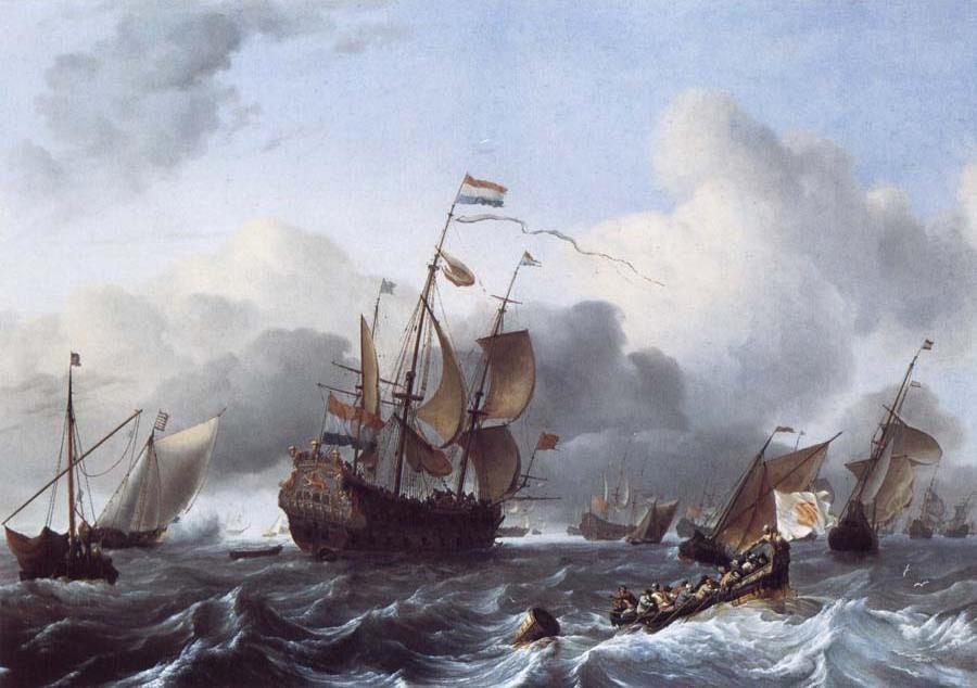 The Eendracht and a Fleet of Dutch Men-of-War