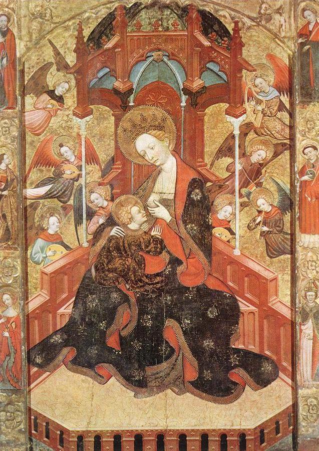 Madonna and Child with Angels Playing Music