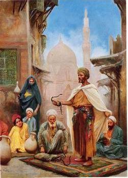 Arab or Arabic people and life. Orientalism oil paintings 415