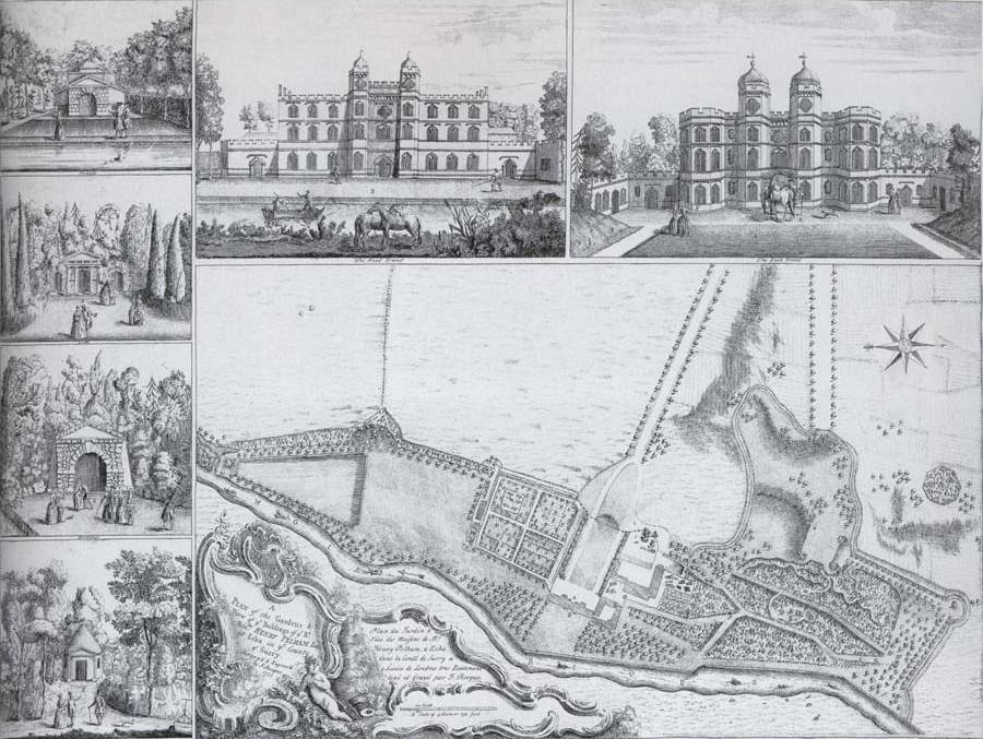 Plan and views of Esher