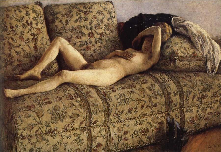The female nude on the sofa