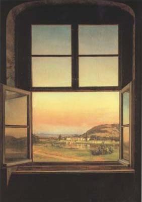 Window with a view of Pillnitz Castle (mk10)