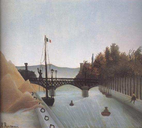 View of the Footbridge of Passy