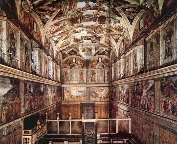 Interior of the Sistine Chapel