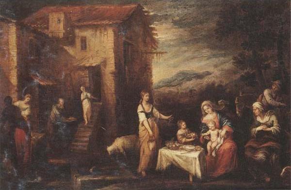 The rest on the flight into egypt