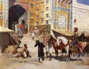 Arab or Arabic people and life. Orientalism oil paintings 283