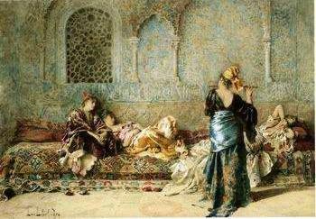 Arab or Arabic people and life. Orientalism oil paintings 389