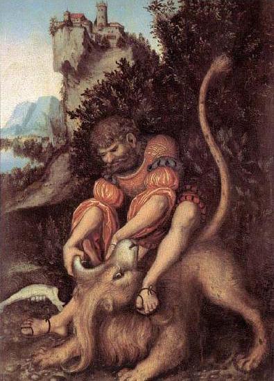 Samsons Fight with the Lion