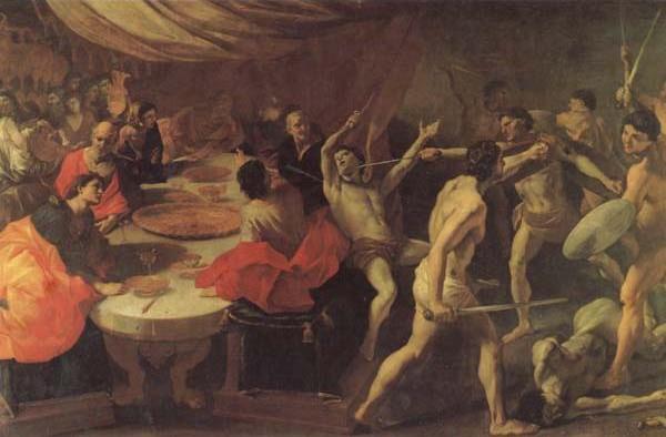 Banquet with a Gladiatorial Contest