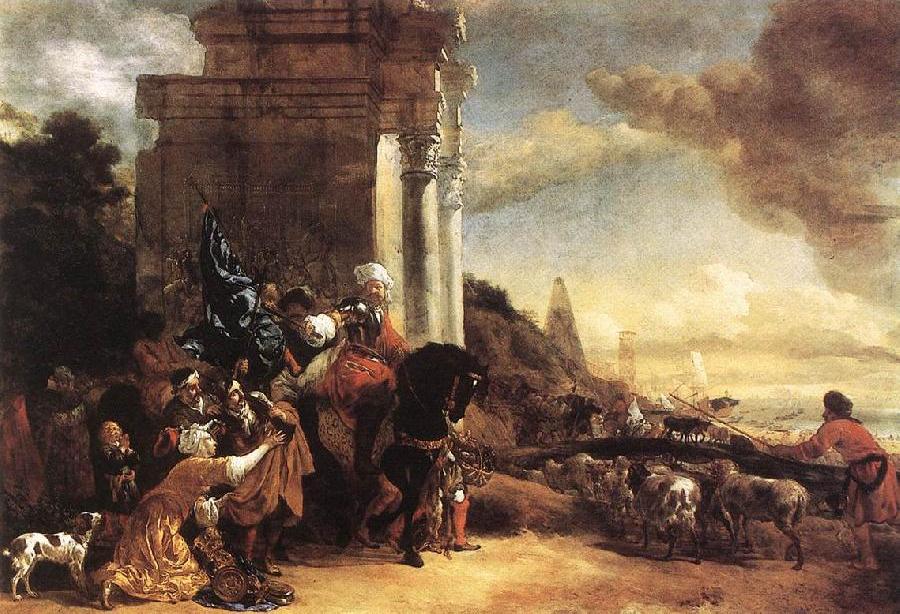 Departure of an Oriental Entourage f