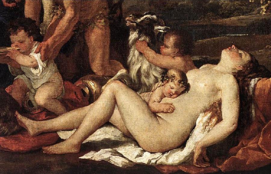 The Nurture of Bacchus (detail) af