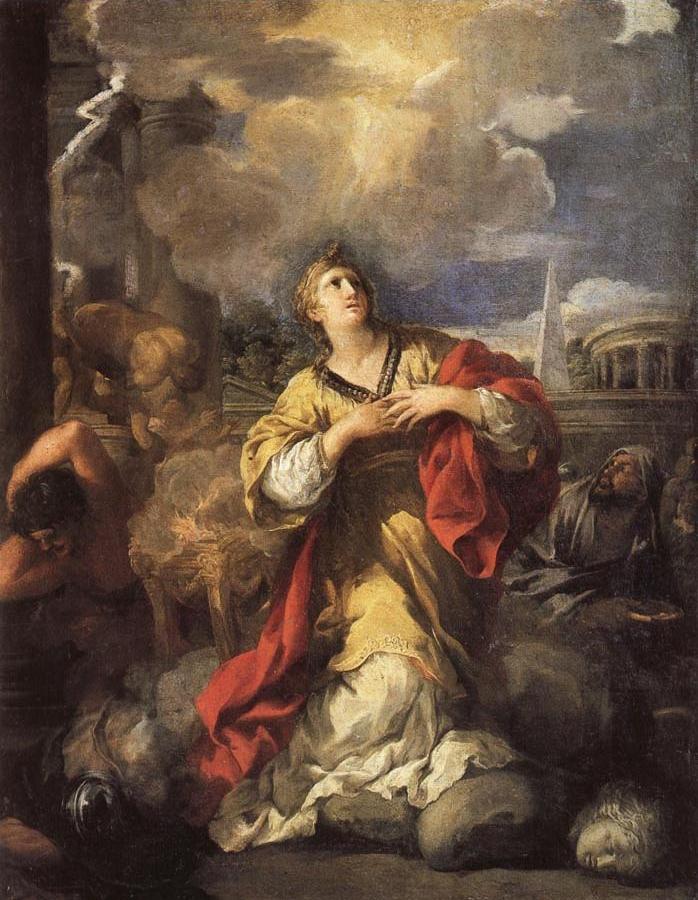 St.Martina Refusing to Worship Idols