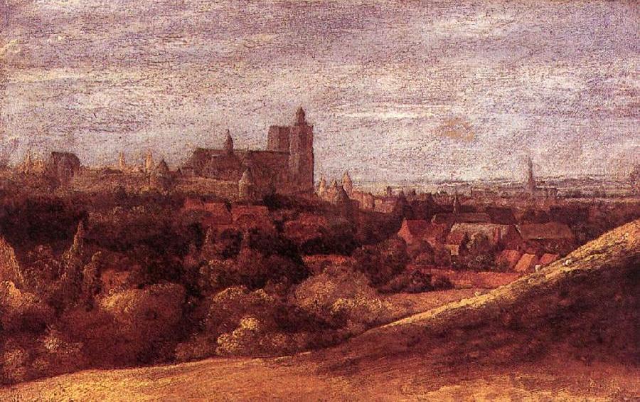 View of Brussels from the North-East ar