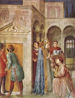 St Lawrence Receiving the Church Treasures (mk08)
