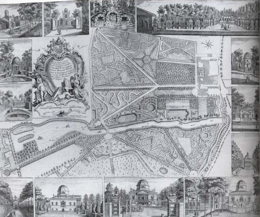 Plan and views of Chiswick House