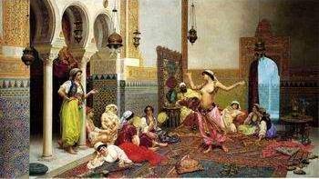 Arab or Arabic people and life. Orientalism oil paintings 379