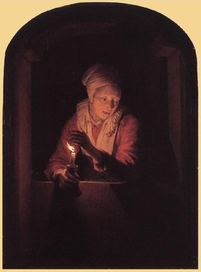 Old Woman with a Candle df