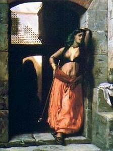 Arab or Arabic people and life. Orientalism oil paintings 242