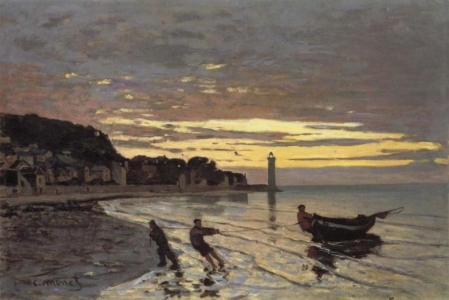 Towing of a Boat at Honfleur