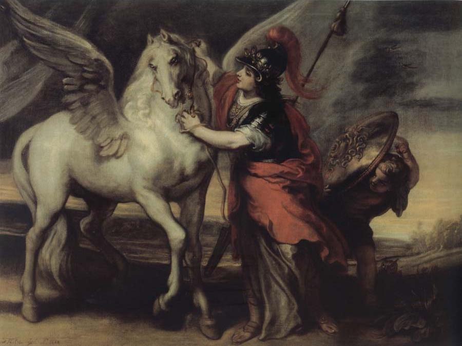 Athene and Pegasus