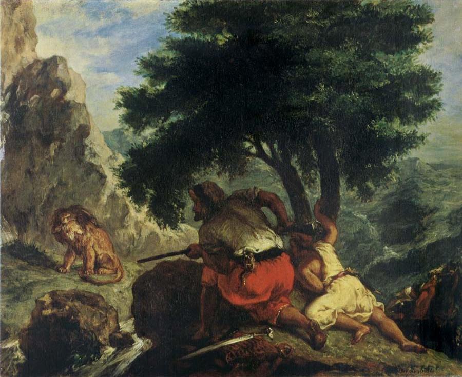 Lion Hunt in Morocco