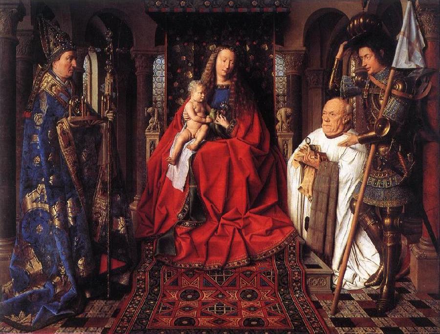 The Madonna with Canon van der Paele df