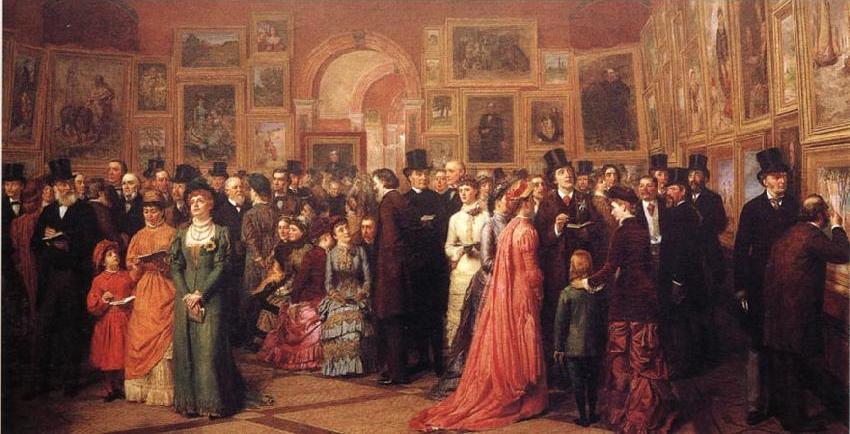 Private View of the Royal Academy 1881