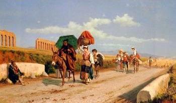 Arab or Arabic people and life. Orientalism oil paintings 474