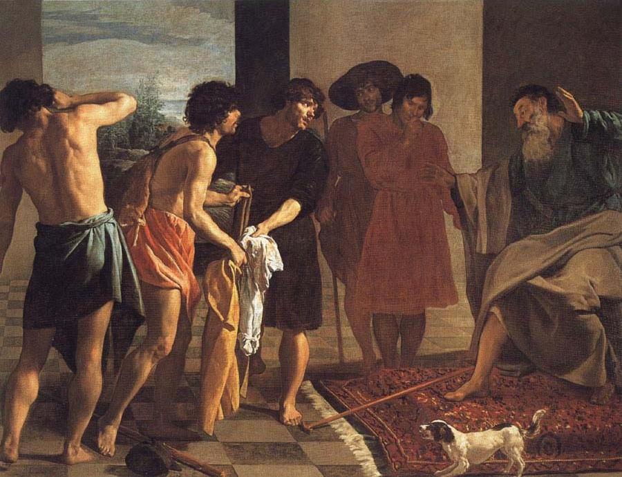 Fosephs Bloodied Coat Presented to Facob