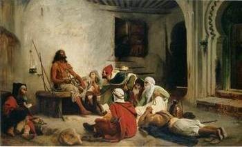 Arab or Arabic people and life. Orientalism oil paintings 71