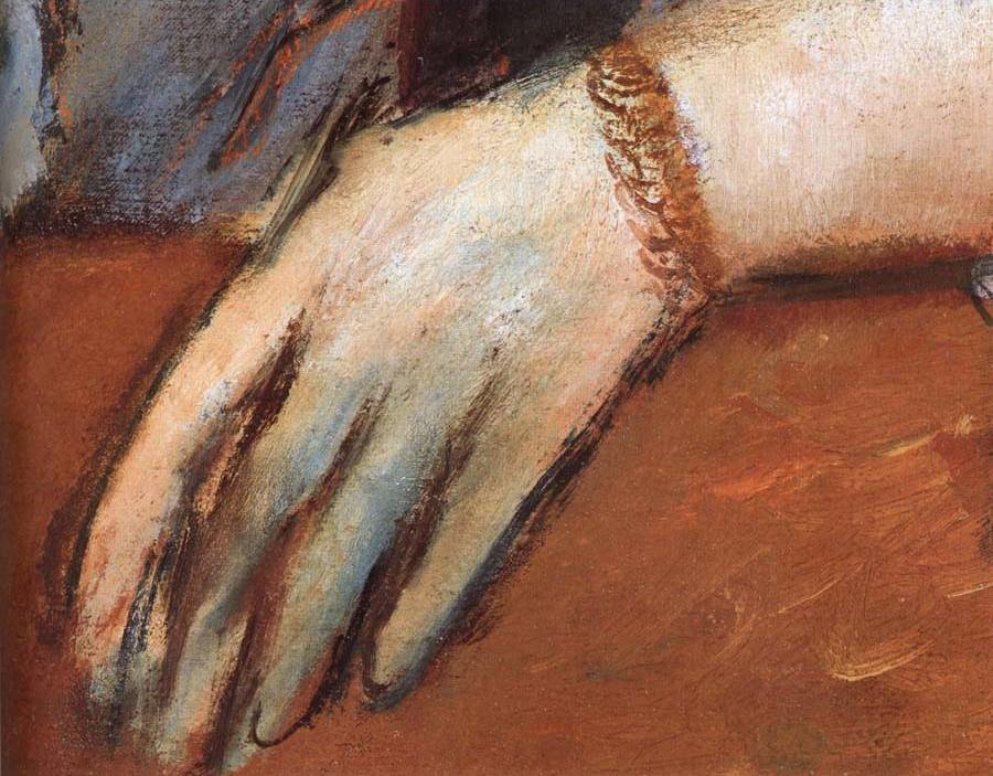 Detail of Portrait of Miss Lu