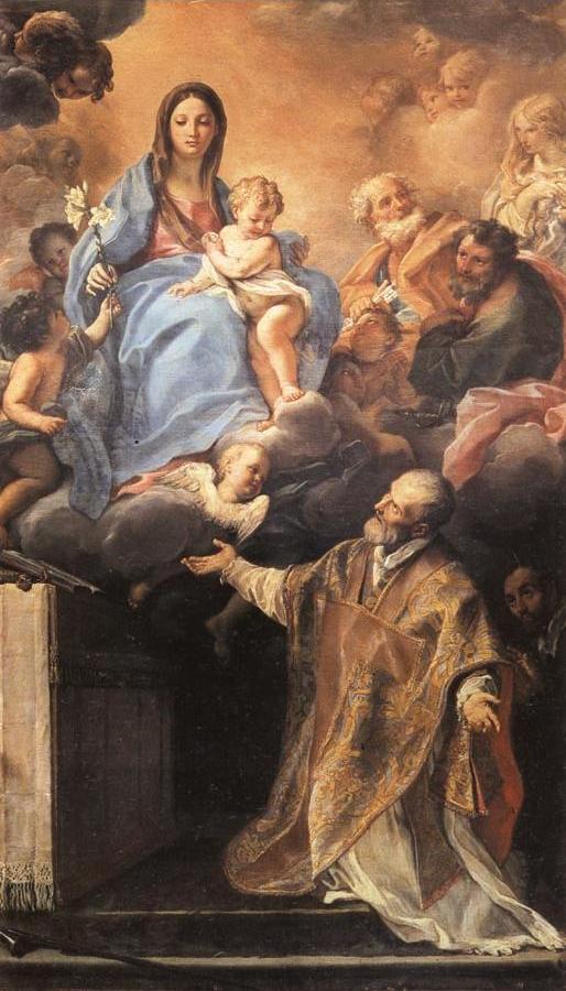 TheMadonna Appearing to St.Philip Neri