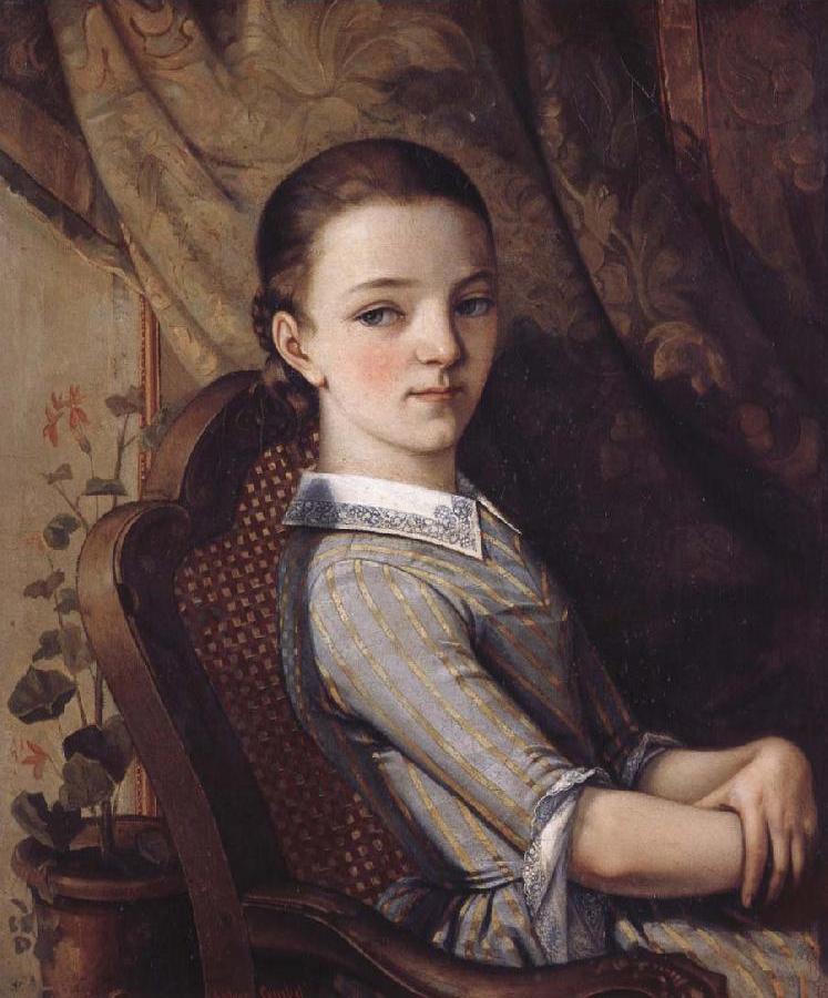 Portrait of juliette Courbet