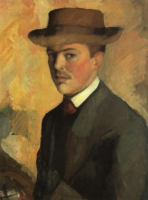 Self Portrait with Hat qq
