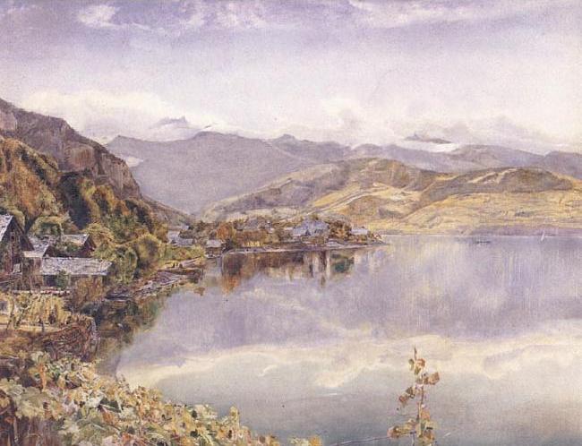 The Lake of Lucerne,Mont Pilatus in the Distance